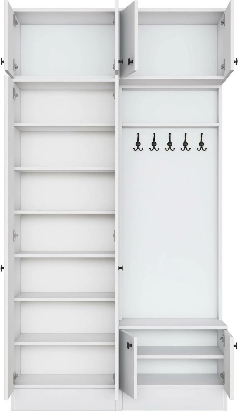 Stendë korridori, ngjyrë e bardhë, Skye Decor, EA144 - 3839