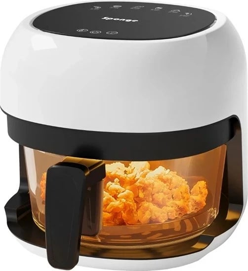 Fritezë pa yndyrë SPONGE 4L, 1000W, e zezë/e bardhë