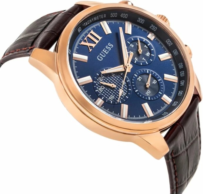 Orë dore për meshkuj Guess, kafe