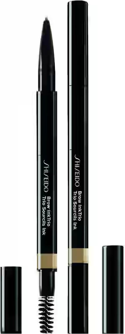 Laps dhe pluhur për vetulla Shiseido InkTrio 02 Taupe, 1 copë
