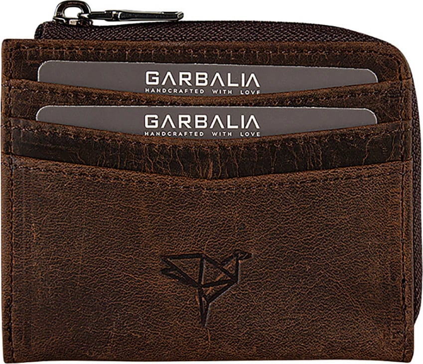 Portofol uniseks Zoozie Bags, ngjyrë kafe, Figo