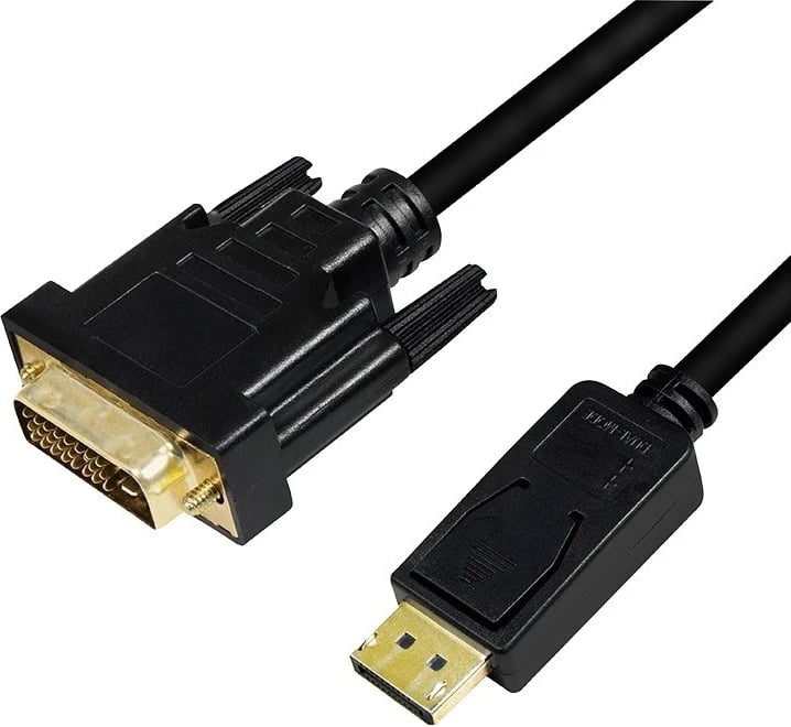 Kabllo LogiLink, DisplayPort në HDMI/DVI, 3.0m, e zezë