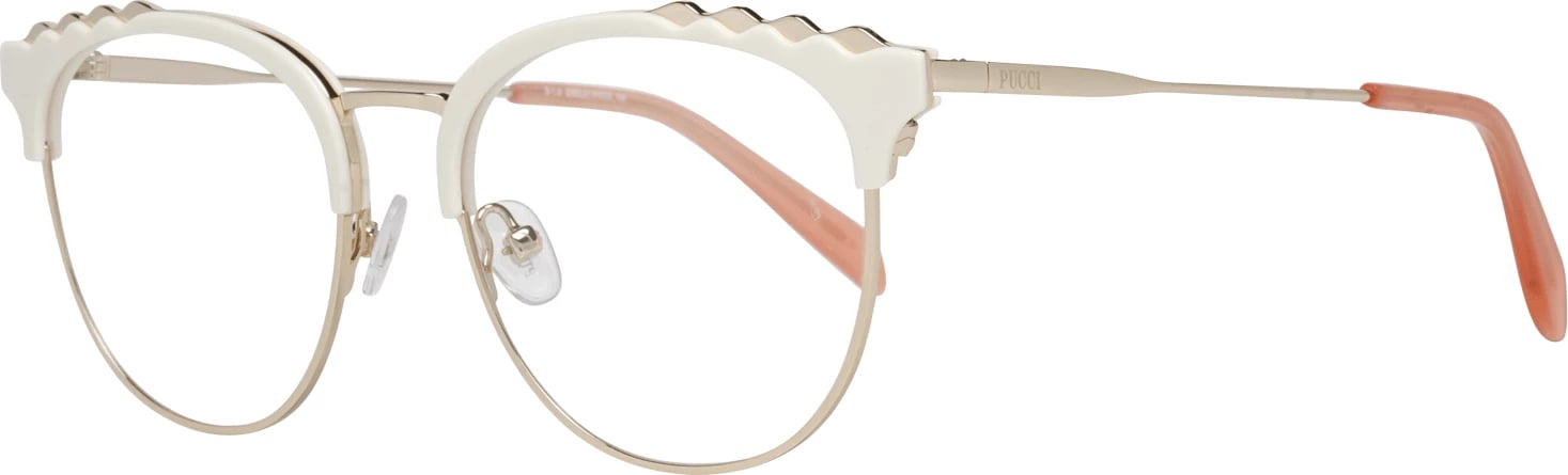 Kornizë optike për femra Emilio Pucci, e bardhë