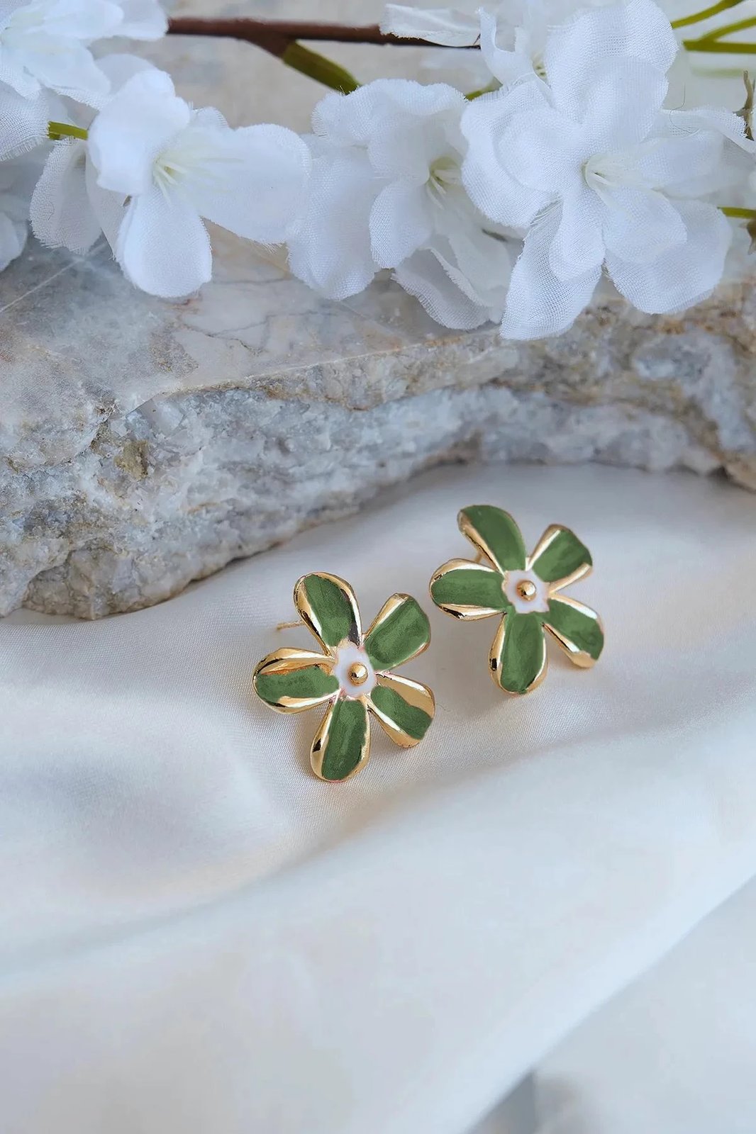 Vathë Jumeon, ngjyrë ari, model lule, Gld-Hakippty