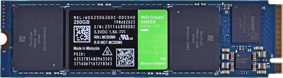 Disk SSD WD Green SN350 WDS250G2G0C, 250GB