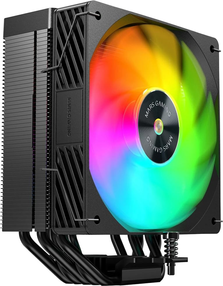 Kasë ftohëse për procesor TACENS Mars Gaming MCPUX5ARGB, 12 cm, RGB, e zezë