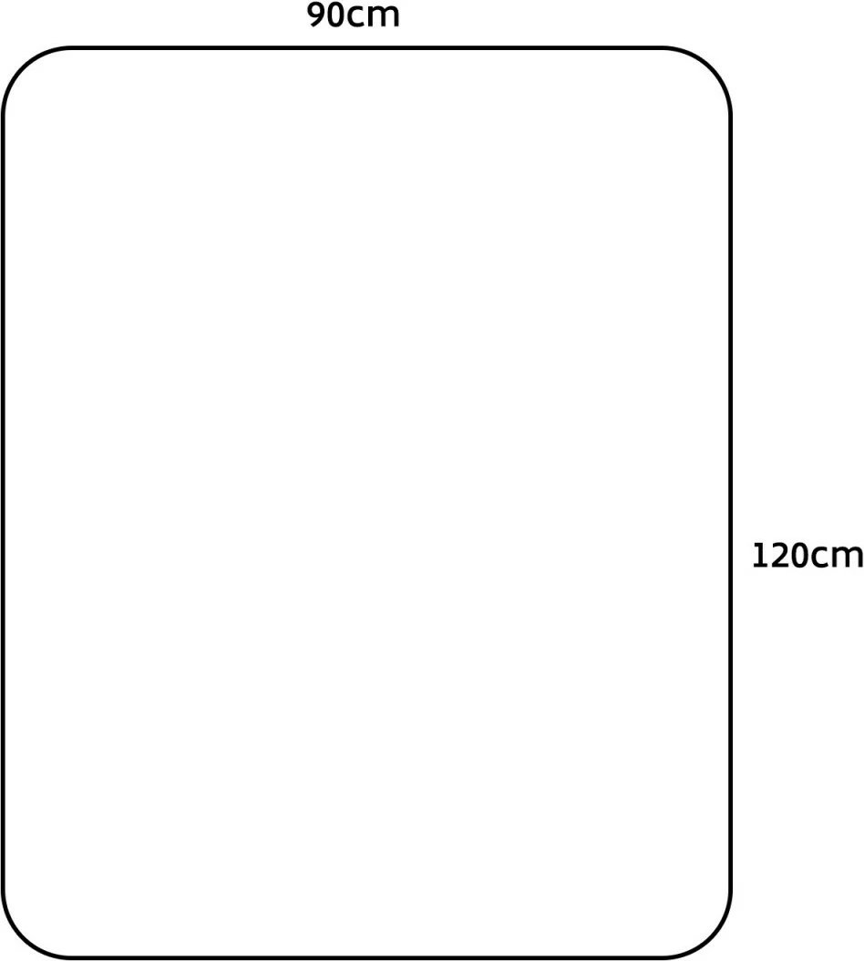 Tapet mbrojtës për karrige rrotulluese, Maclean Ergo Office ER-421, 120 x 90 cm, trashësi 2 mm, transparente