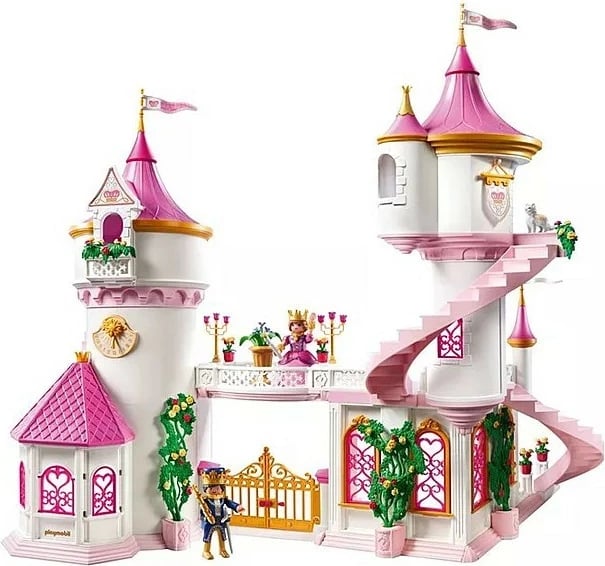 Set lodrash Playmobil Princess Magic Castle 71845 me figura mbretërore, 422 pjesë