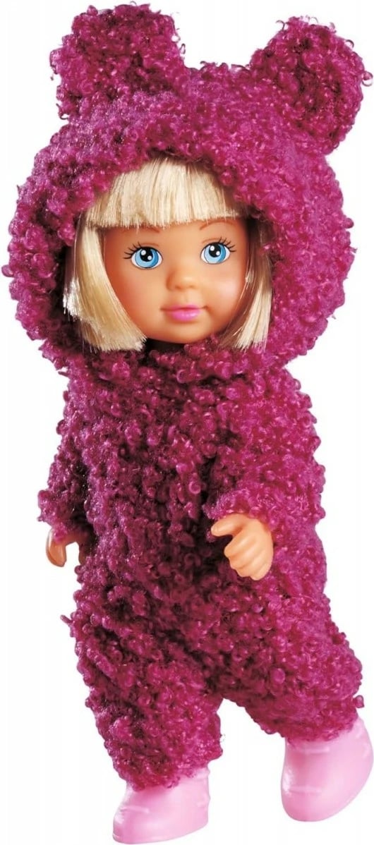 Kukull Evi Love Sweet Bears, Simba, 12 cm, krem ose burgundy