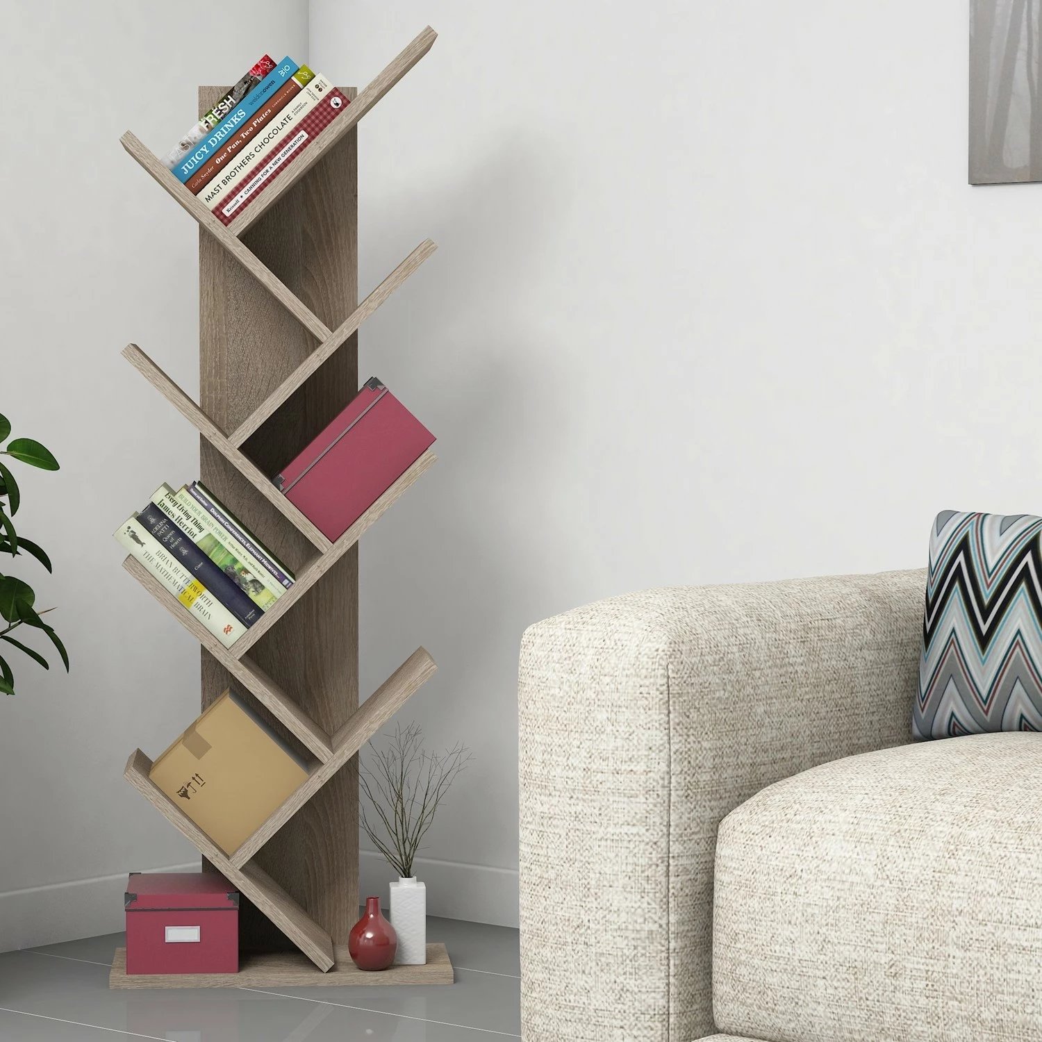 Raft librash Hanah Home, Hitit, ngjyrë arre