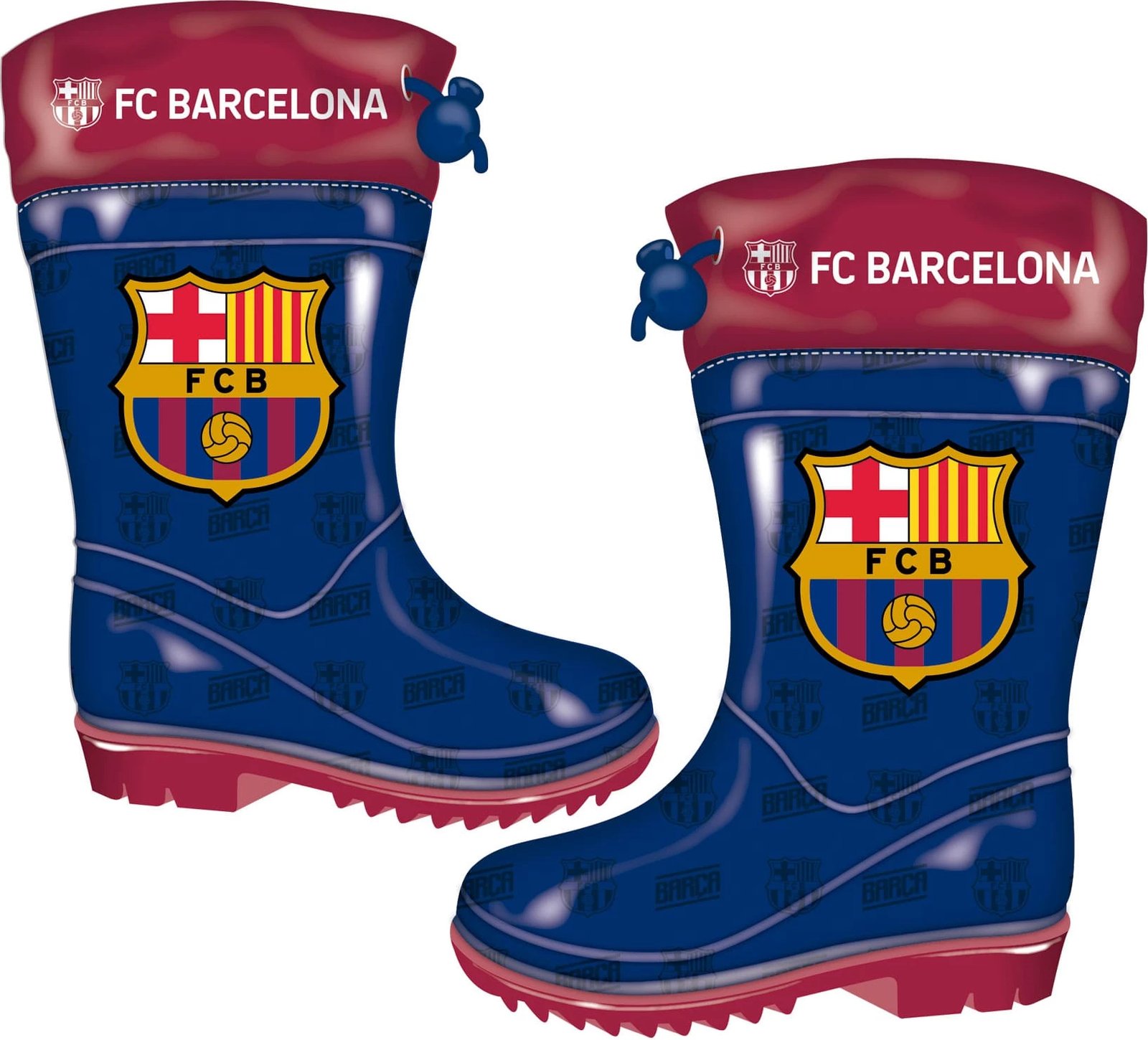 Çizme Shiu Disney Fcb - Pvc/Textile Rainb. 8480 (Kaltër/Kuqe, 26)