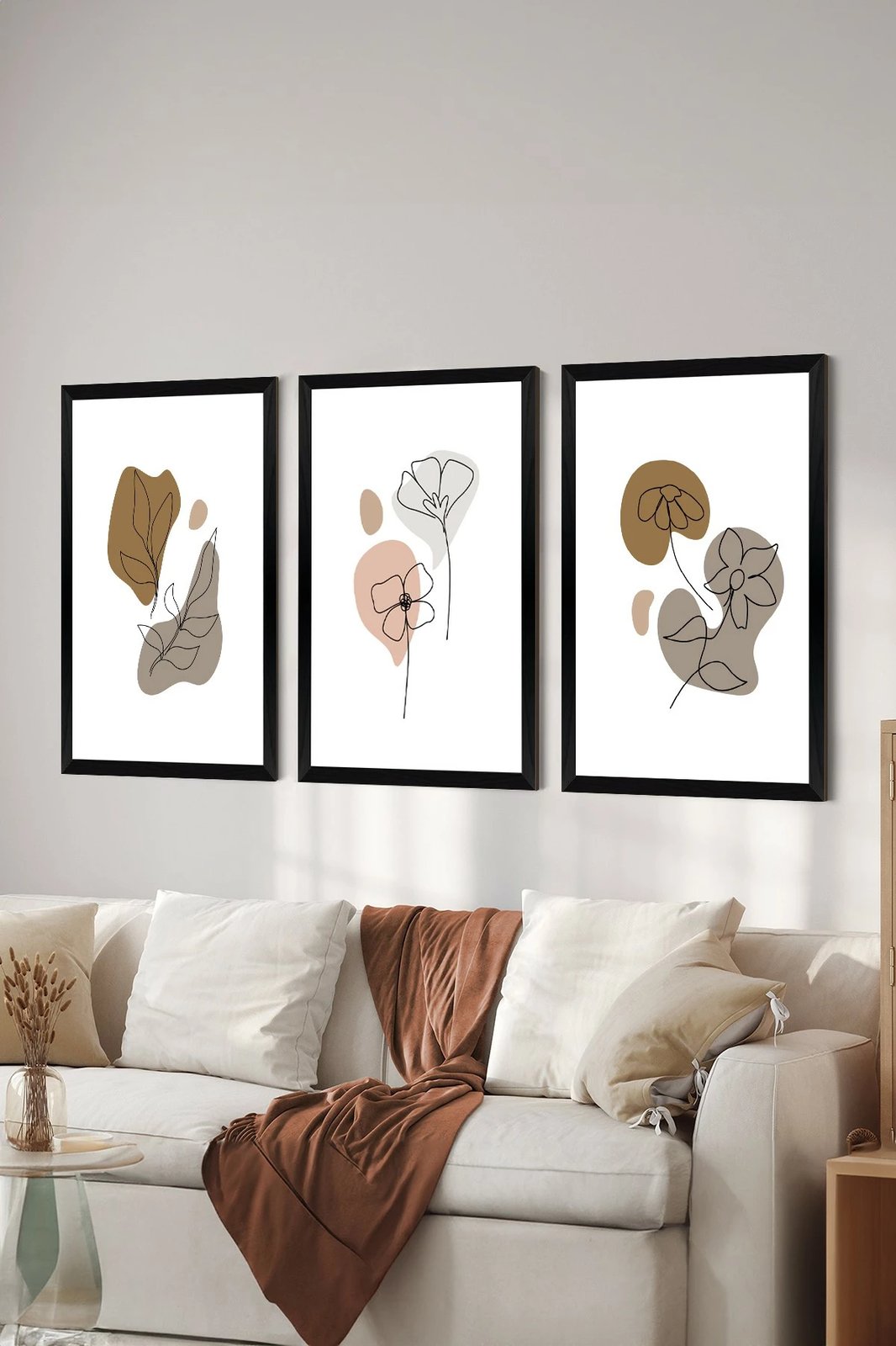 Set pikturash dekorative (3 copë), Wallity, Artsycllct16