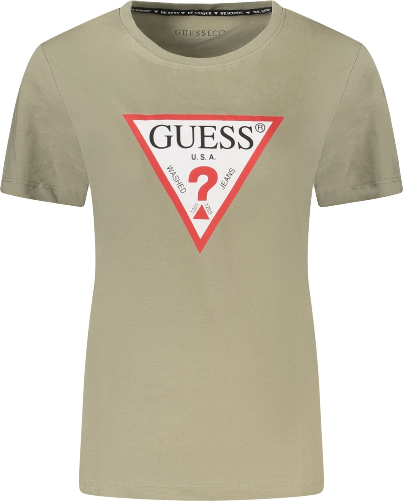 Maicë femra GUESS JEANS, e gjelbër