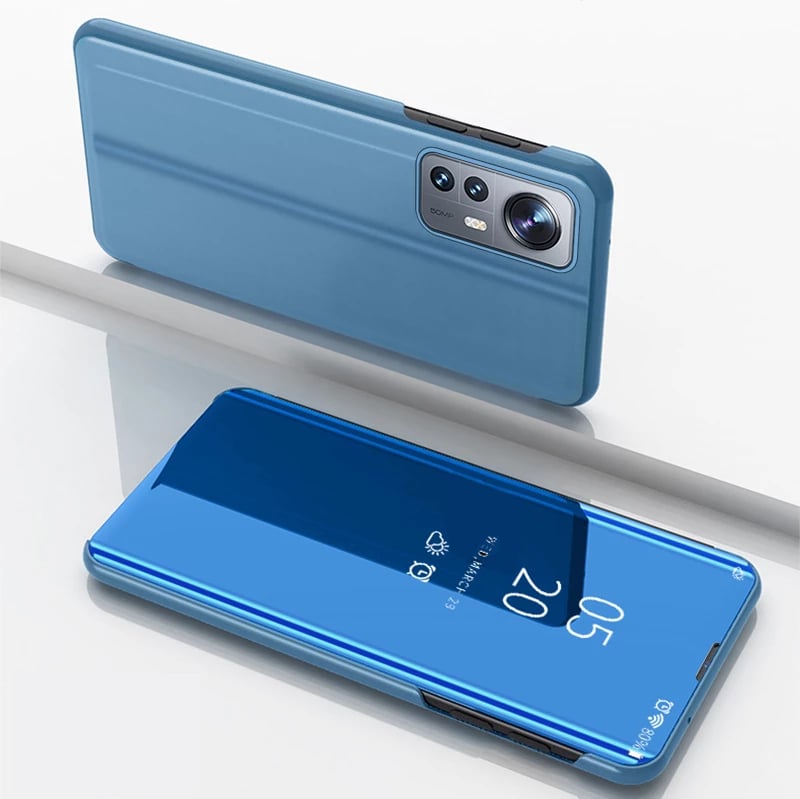 Mbështjellës Hurtel Clear View Case për Xiaomi 12 Lite, me kapak, Blu