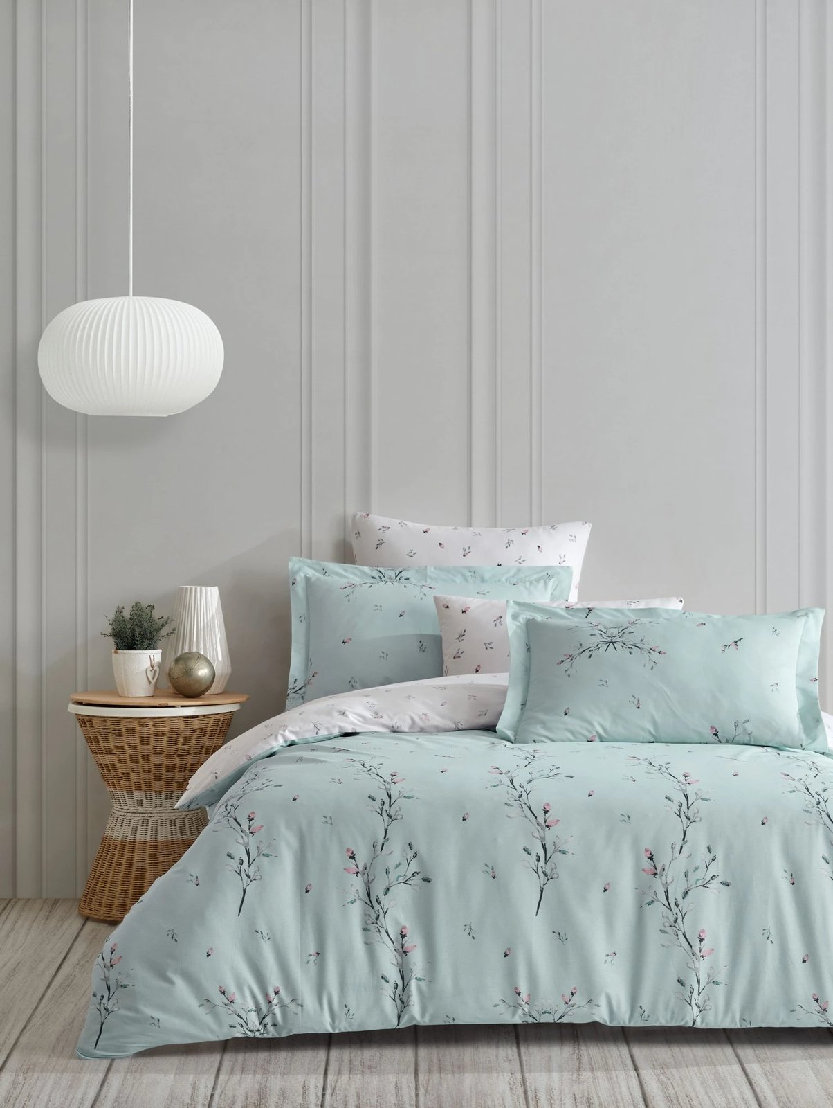 Jastëk ranforce, ngjyrë mente, L'essentiel, Mayda, 80x80cm