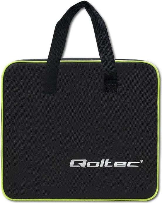 Karikues portativ për vetura elektrike Qoltec 52470, Type 2, 3.5kW, 230V, 5m, zi/gjelbër