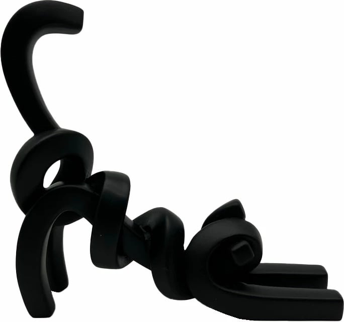 Dekor mace Belma, polirezine, e zezë, 25x7x23cm