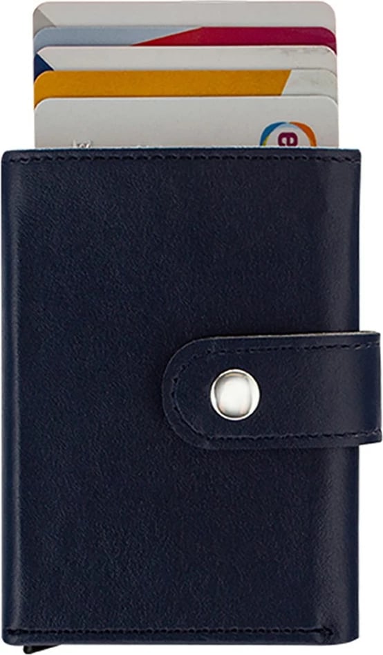 Portofol për burra, ngjyrë kaltër e errët, Zoozie Bags