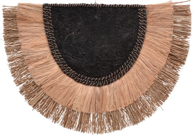 Dekor muri prej bari dhe abaka, ngjyrë natyrale, 85x60x6cm