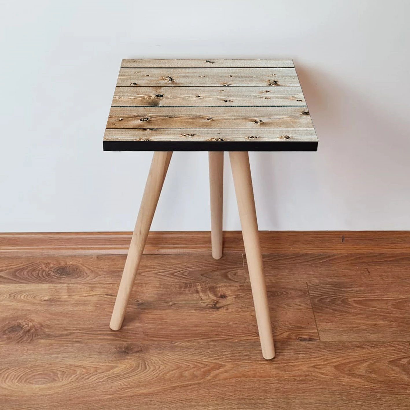 Tavolinë anësore Skye Decor, SHP347, kafe, bezhë, e zezë