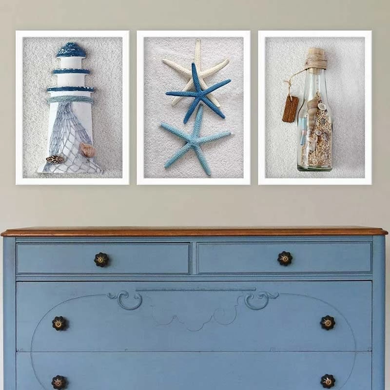 Pikturë dekorative me kornizë (3 copë), Wallity, 3BC_25445214_3545