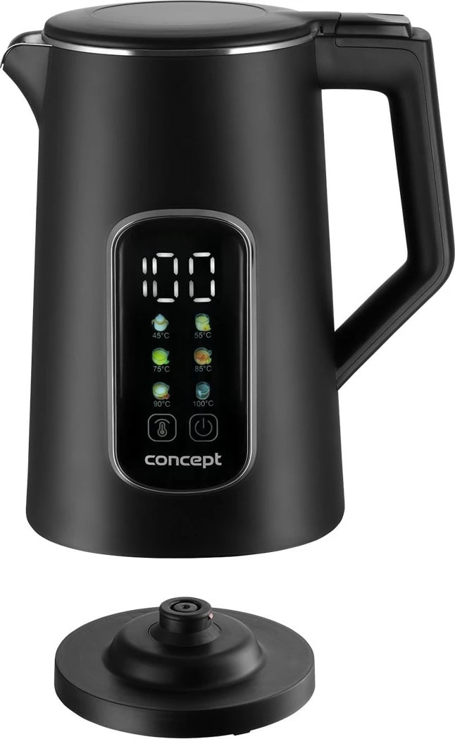 Çajnik elektrik, Concept, RK3385, 1.7L me kontroll temperature 45–100°C, 2200W, i zi