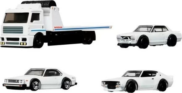 Set vetura lodër Hot Wheels Premium GMH39, 4 copë