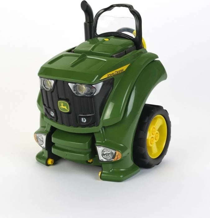 Lodër traktor John Deere Klein 3916 me motor kthyes, për djem, plastikë, e gjelbër/verdhe/zezë