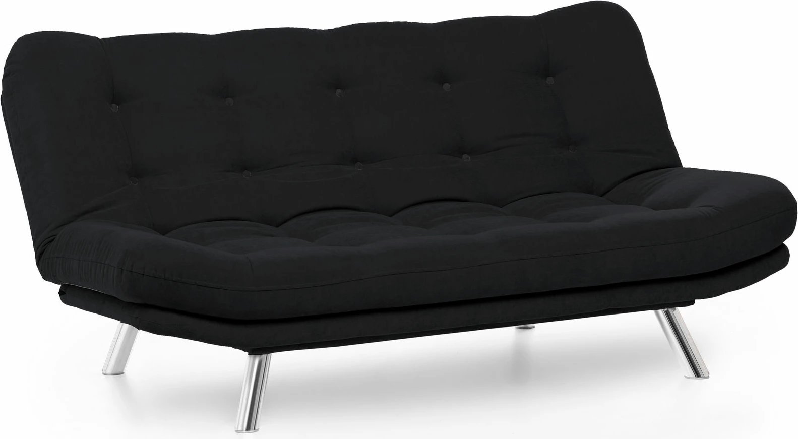 Divan-krevat treshe, Atelier del Sofa, Misa Sofabed, ngjyrë e zezë
