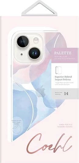 Mbështjellës UNIQ Coehl Palette për iPhone 14 Plus/15 Plus, Blu