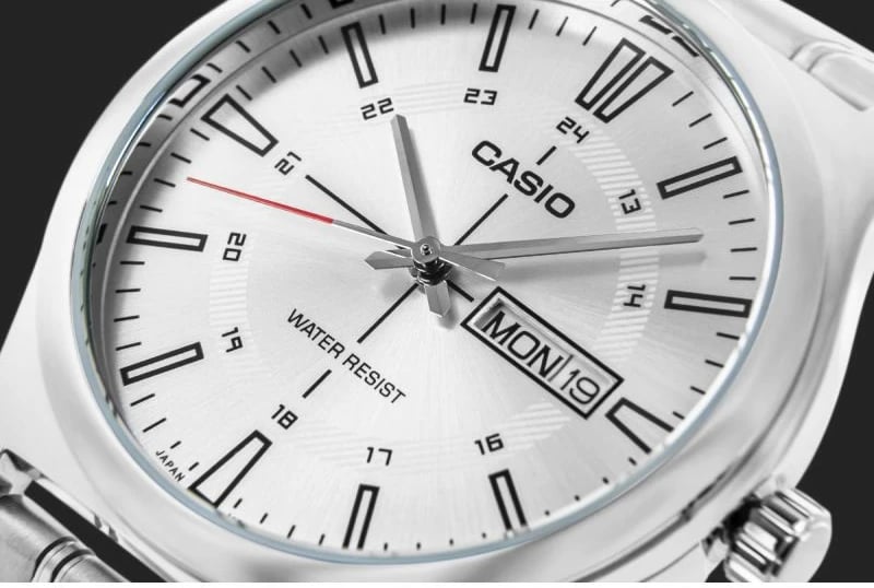 Orë dore për meshkuj CASIO, argjend
