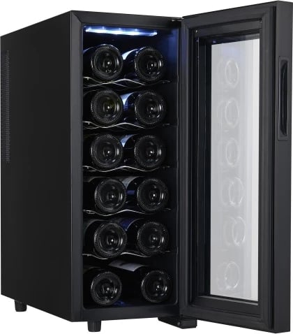 Frigorifer pije, Adler AD 8083, 33 L, 12 shishe, termolektrik 12–18°C, panel me prekje, i zi Frigorifer pije, Adler AD 8083, 33 L, 12 shishe, termolektrik 12–18°C, panel me prekje, i zi