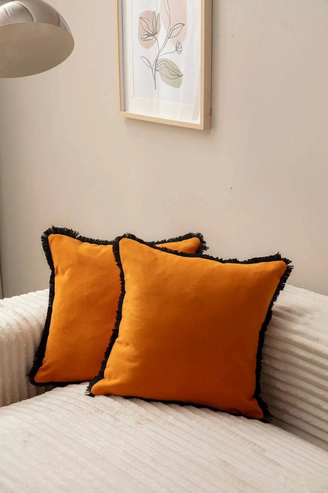 Set mbulesash për jastëkë (2 copë), portokalli, Evila Originals, Sacakli v3