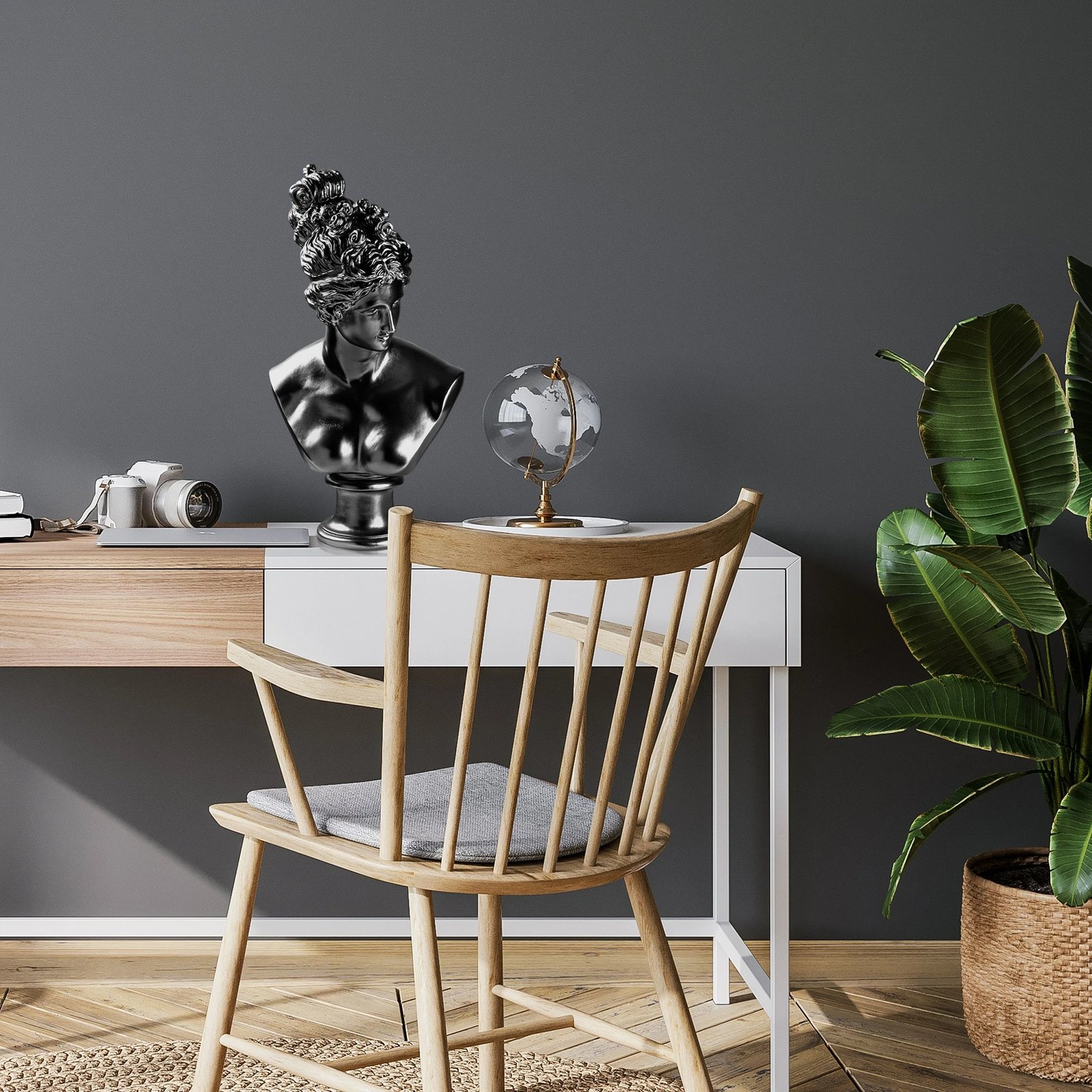 Objekt dekorativ Evila Originals, Yak-037-C, ngjyrë e zezë Objekt dekorativ Evila Originals, Yak-037-C, ngjyrë e zezë