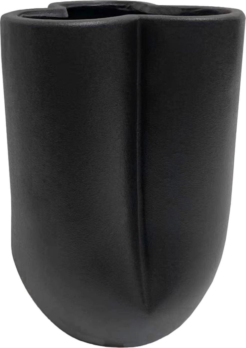 Dekor qeramike për tavolinë, ngjyrë e zezë mat, FH4613.02, Φ16x22H cm