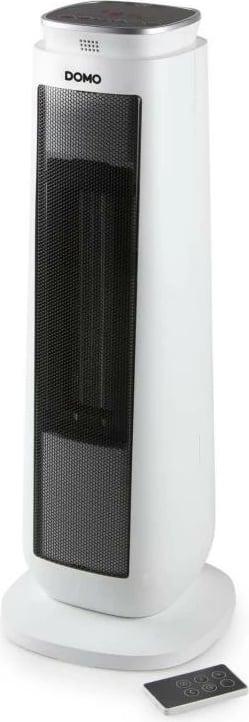 Ngrohës kullë, Domo, DO7347H, me kohëmatës dhe telekomandë, i bardhë