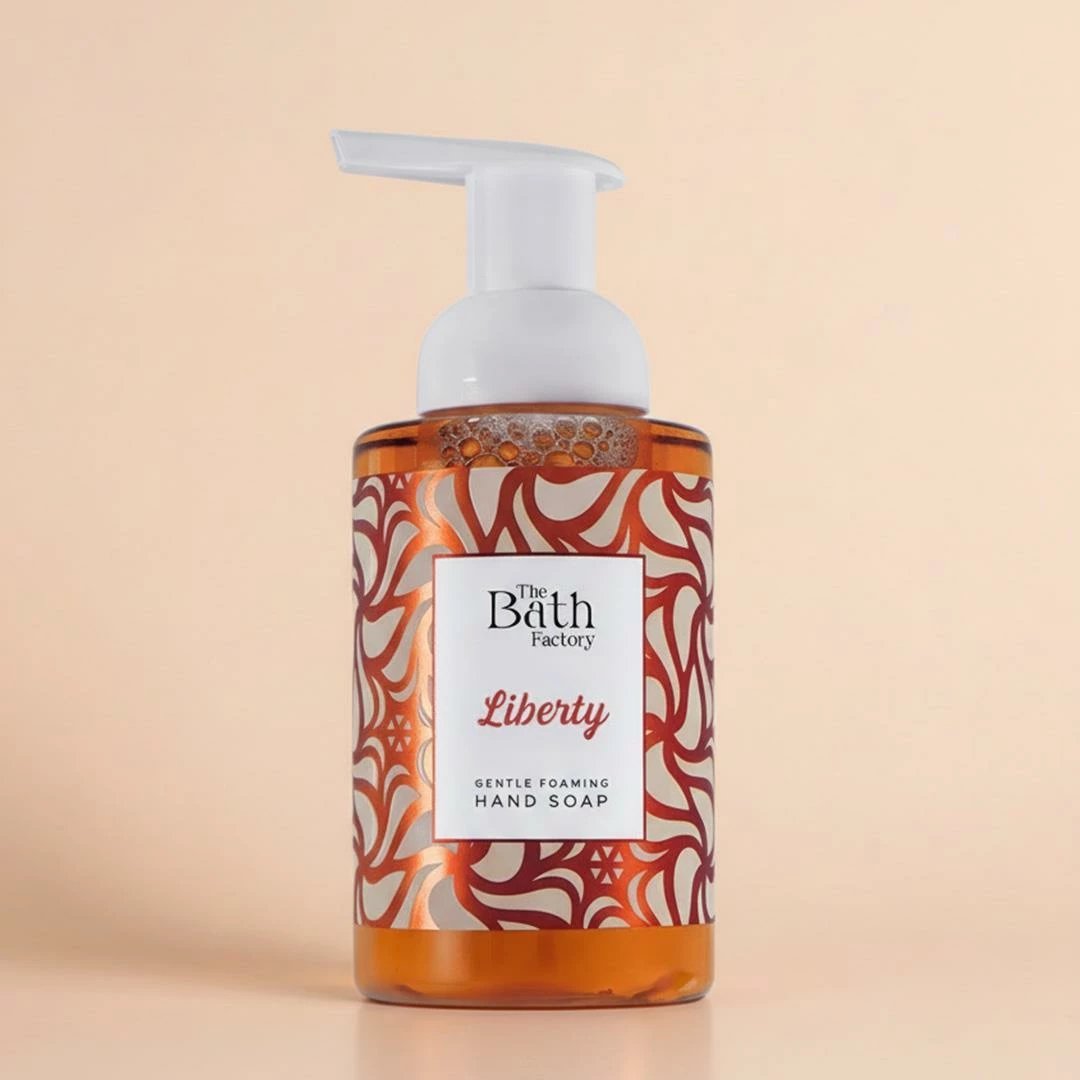 Sapun për duar shkumëzues The Bath Factory Liberty 300 ml