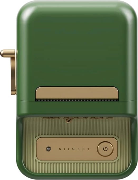 Shtypës etiketash portabël, Niimbot, B21 Pro, 300 dpi, gjerësi printimi 20-50 mm, Bluetooth, bateri 1500 mAh, jeshile e errët