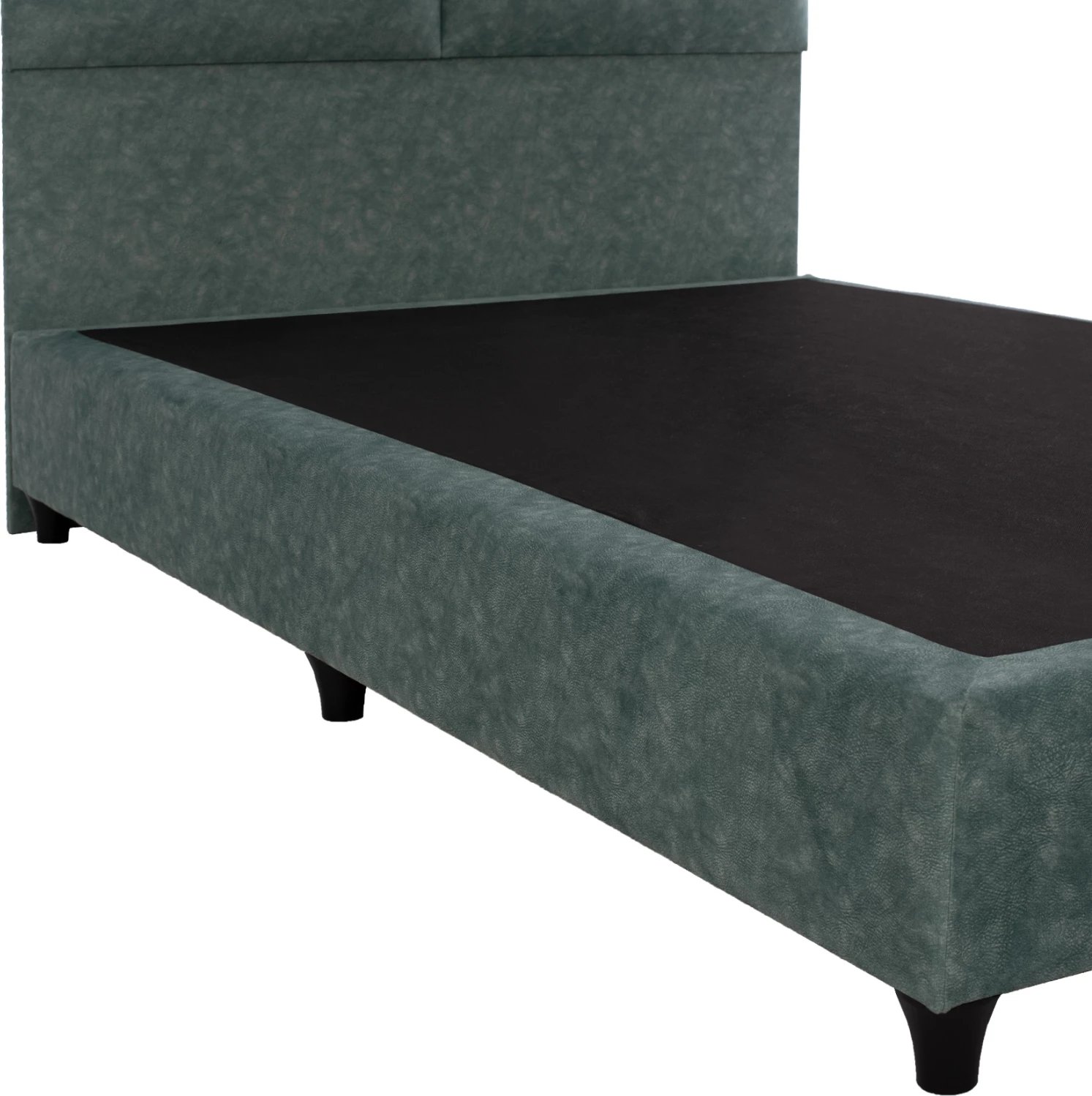 Krevat Milo FH646.27, pëlhurë e tipit NUBUCK, jeshile, 120x200cm