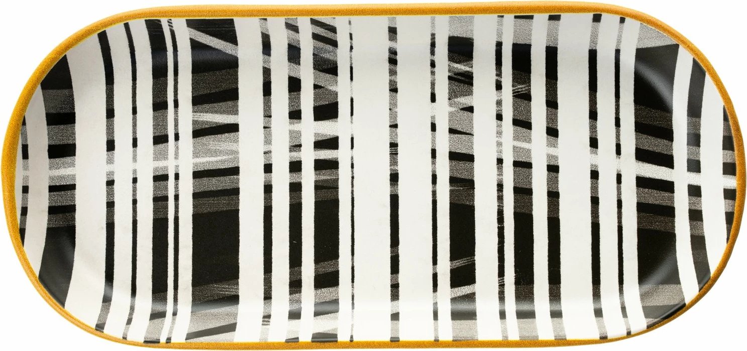 Set mëngjesi 18 pjesësh, Hermia Concept, ngjyrë e zezë dhe e bardhë