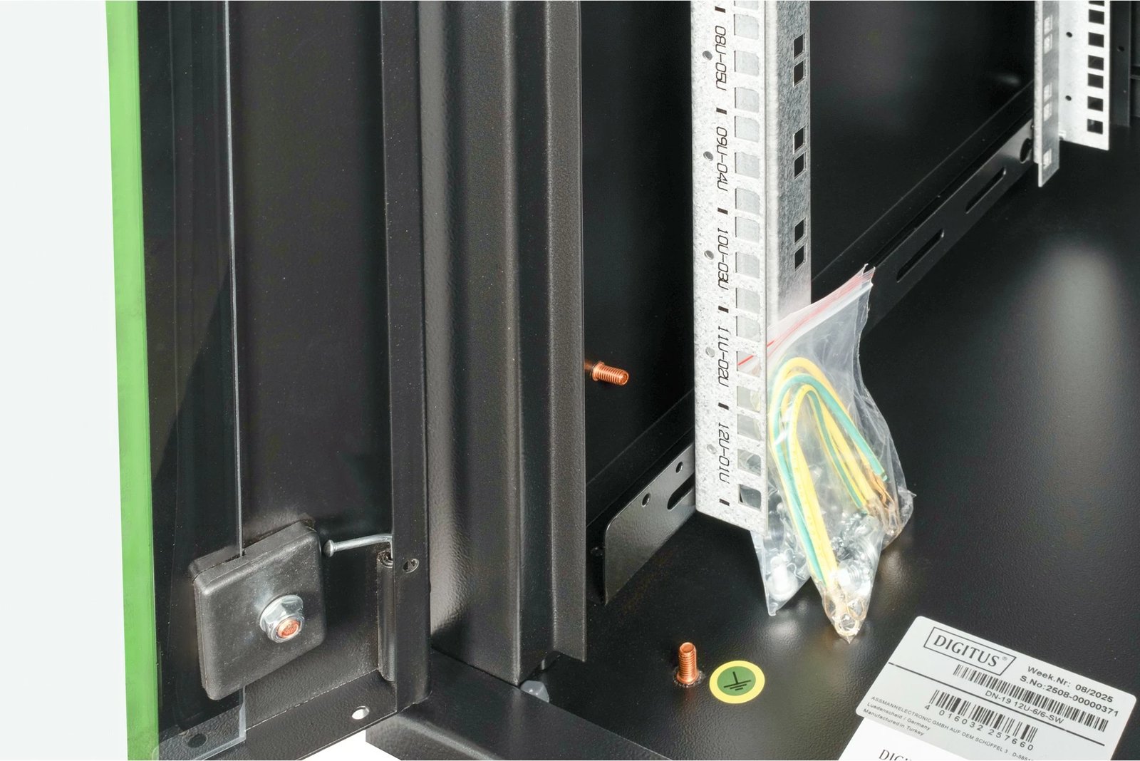 Kasë rrjeti Digitus Unique Series 12U, 600x600 mm, e zezë