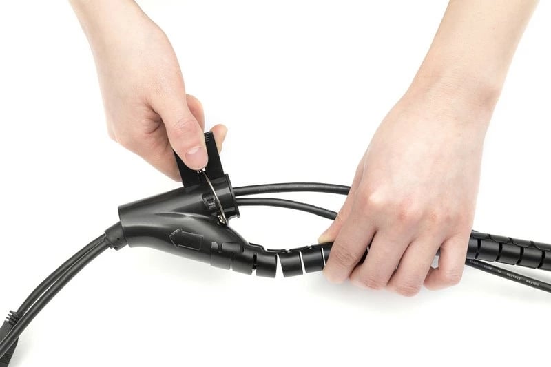 Mbështjellës kabllosh Digitus DA-90508, 5m, i zi