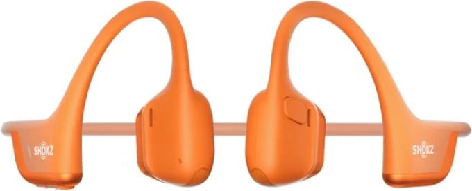 Kufje sportive pa tela, Shokz, OpenRun Pro 2 Mini S821-MN-OR, 12 orë, IP55, mikrofon me anulim zhurme, Bluetooth 10 m, USB-C, portokalli