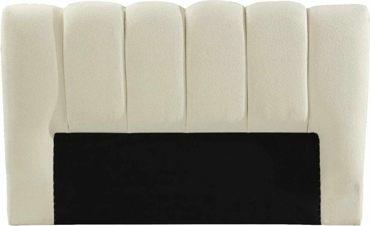 Bazë dhe shtrat dopio me shpinore, ngjyrë e bardhë, Skye Decor, 160x200 cm