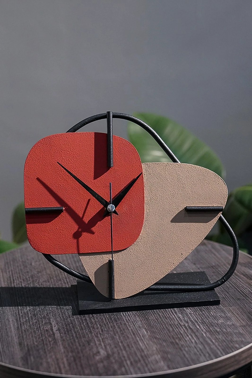 Orë dekorative Aberto Design, MYK2116-3, ngjyrë e kuqe tjegulle dhe kafe