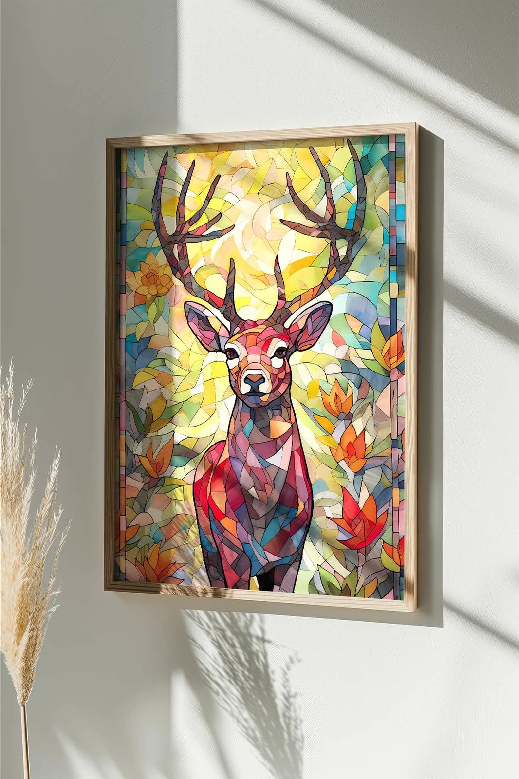 Pikturë dekorative me kornizë, shumëngjyrëshe, Wallity, Mscartmdl31