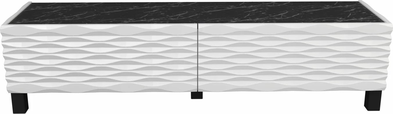 Komodë TV Hanah Home, Lerze, e bardhë, e zezë