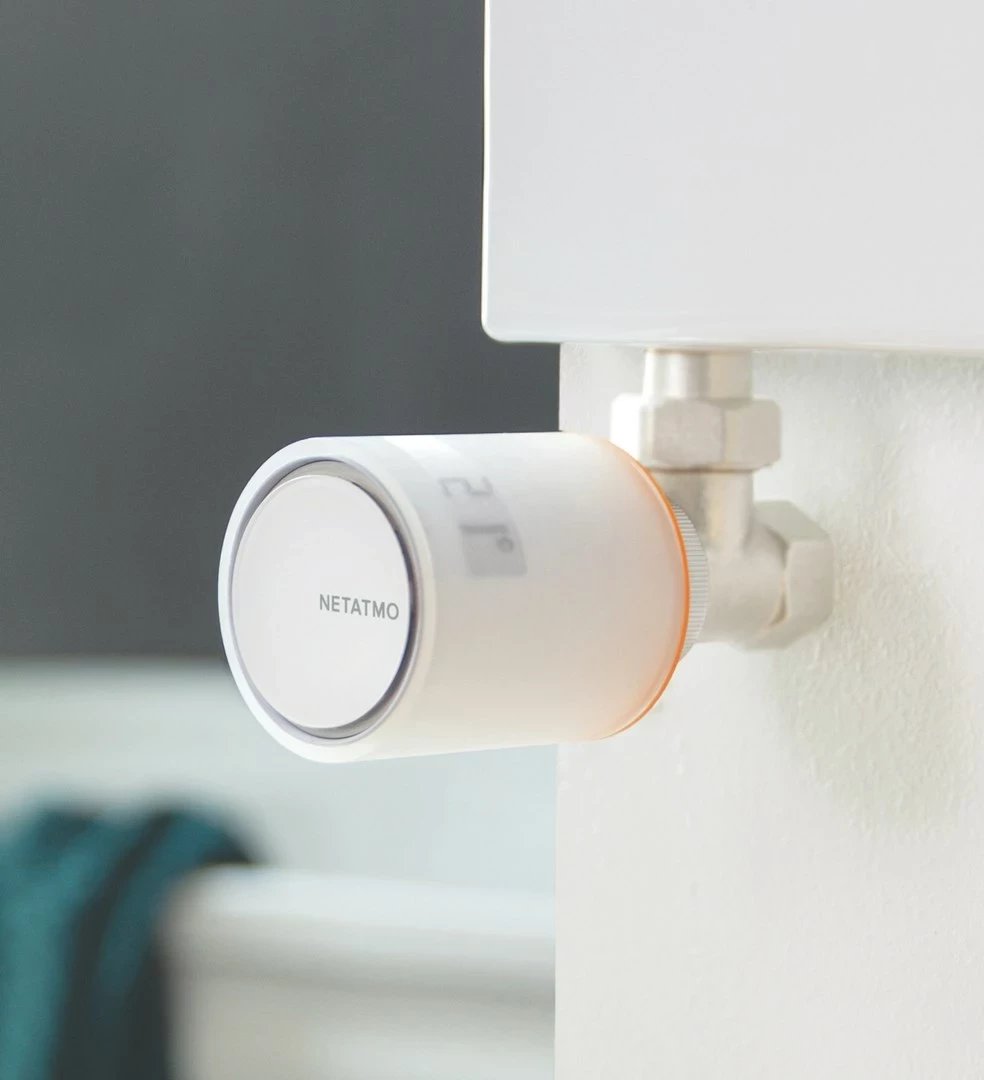 Valvulë radiatorike e mençur Netatmo NAV-EN, Bardhë
