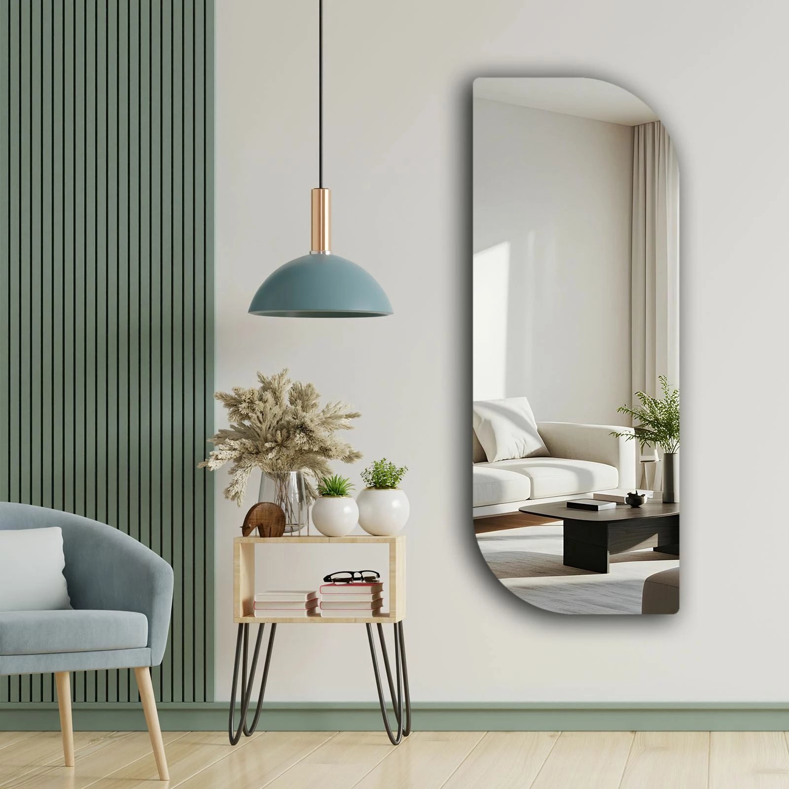 Pasqyrë Skye Decor, 52135Ayna-005, shumëngjyrëshe, 52x135cm