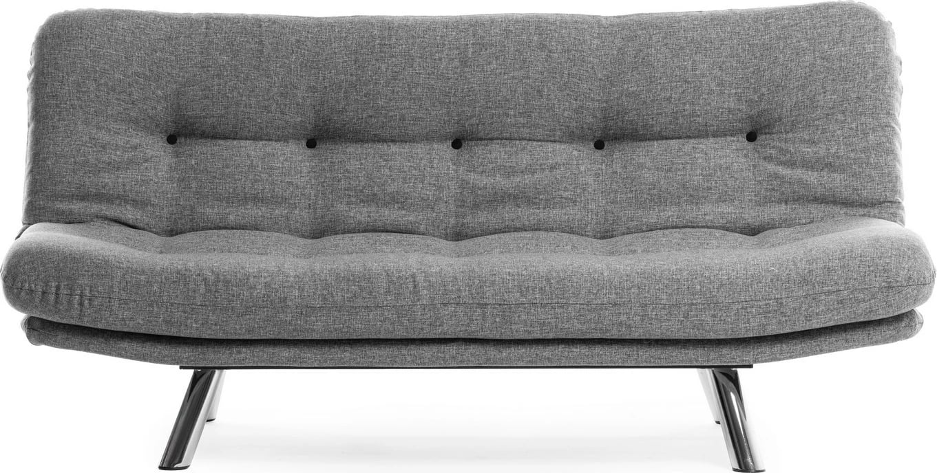Krevat-sofa treshe, Atelier del Sofa, Misa Small, ngjyrë gri e çelët